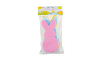 Naklejki z pianki Króliczek 7,5x15,5cm (12szt) 4 kolory PVE07 Brewis